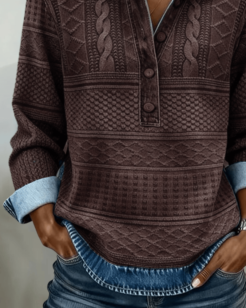 The Cable Knit Henley