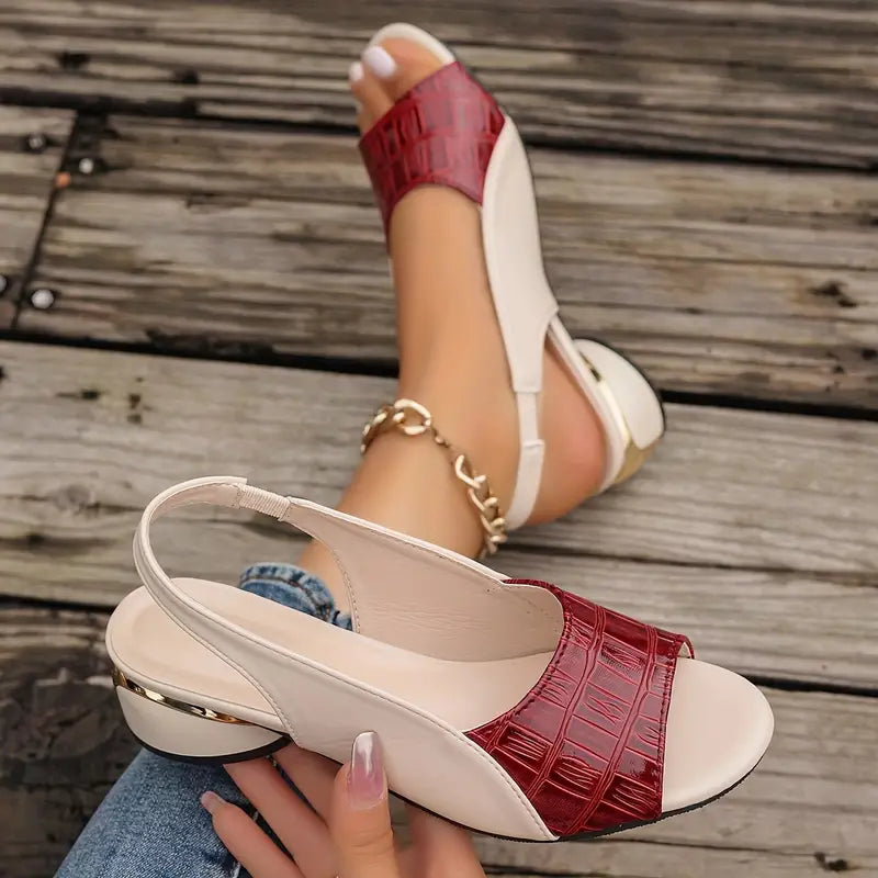 Camille Block-Heel Sandal