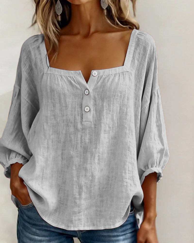 Isla Linen Blouse