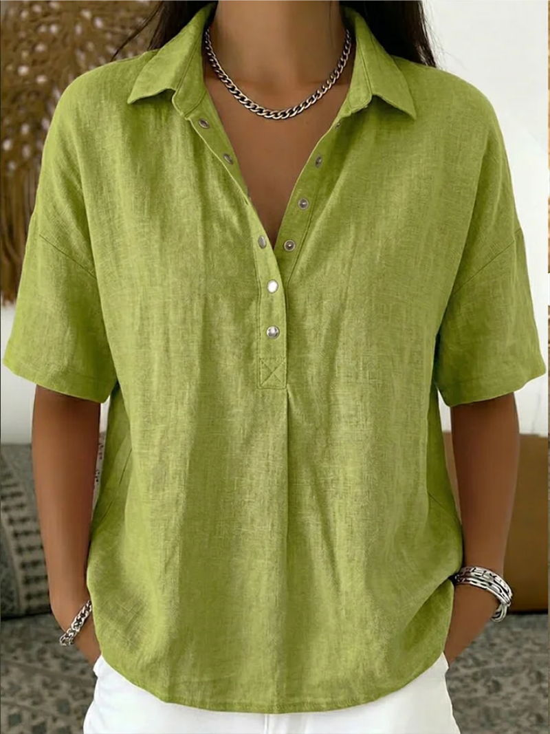 Lena Linen Blouse