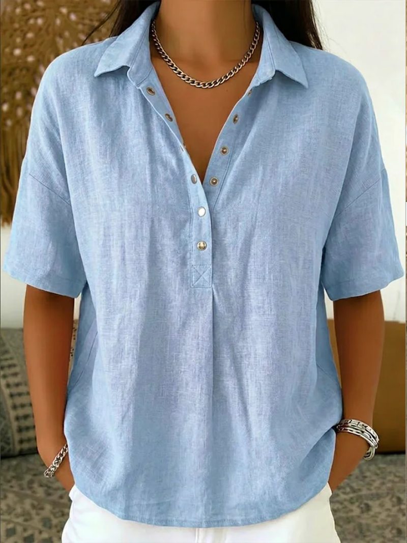 Lena Linen Blouse