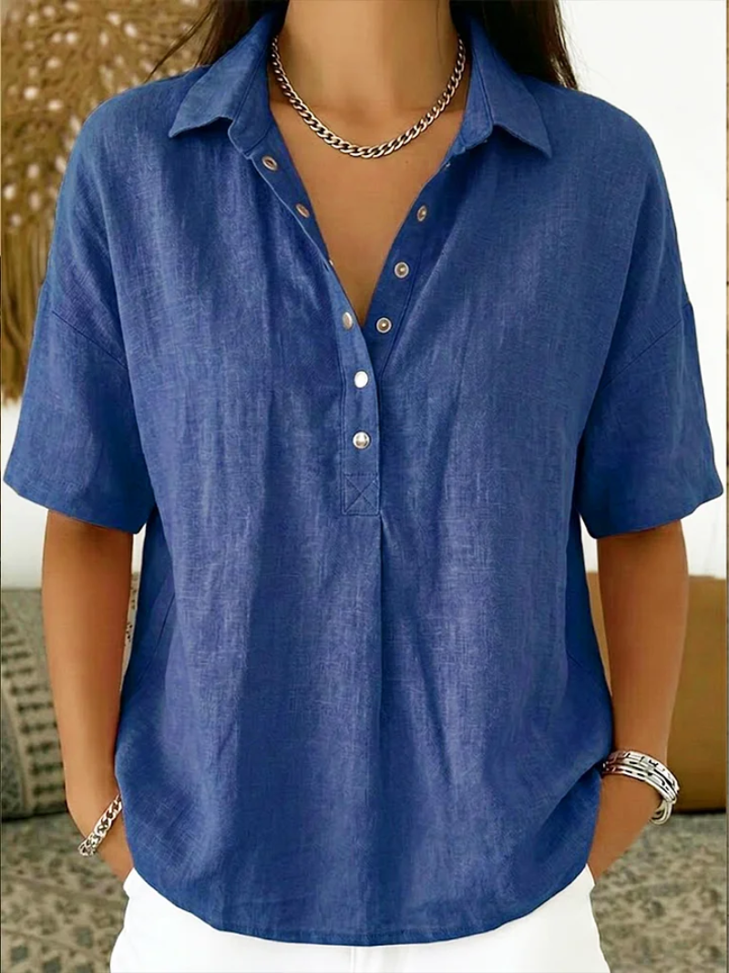 Lena Linen Blouse