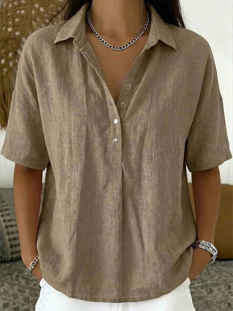 Lena Linen Blouse