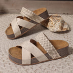 Riviera Woven Leather Sandal