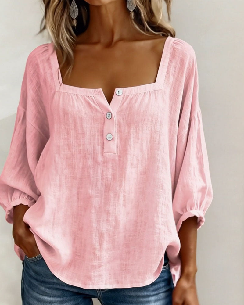 Isla Linen Blouse