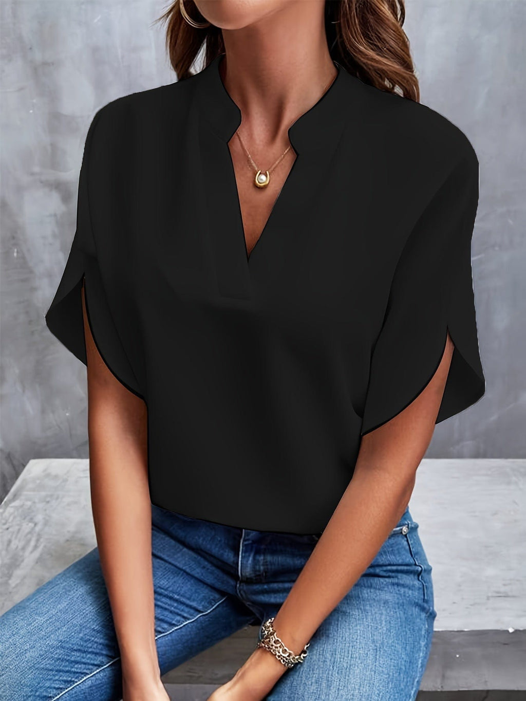 The Draped Blouse