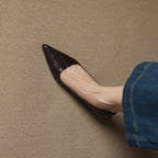 Maïa Leather Kitten Heel