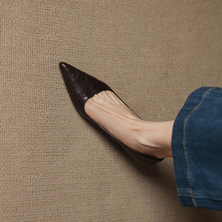 Maïa Leather Kitten Heel
