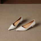 Maïa Leather Kitten Heel