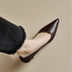 Maïa Leather Kitten Heel