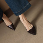 Maïa Leather Kitten Heel