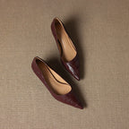 Maïa Leather Kitten Heel