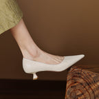 Maïa Leather Kitten Heel