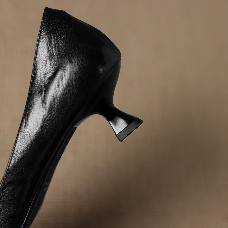 Maïa Leather Kitten Heel