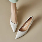 Maïa Leather Kitten Heel