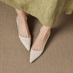 Maïa Leather Kitten Heel