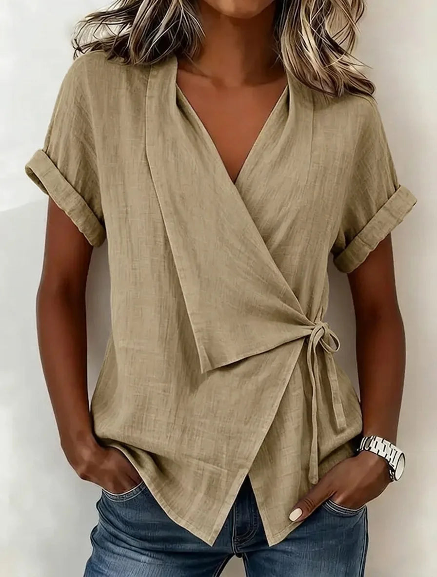 Olivia Linen Blouse