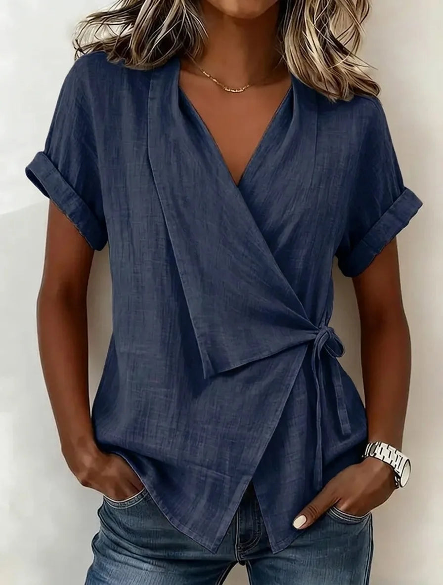 Olivia Linen Blouse