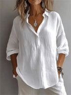 Lavande Linen Blouse