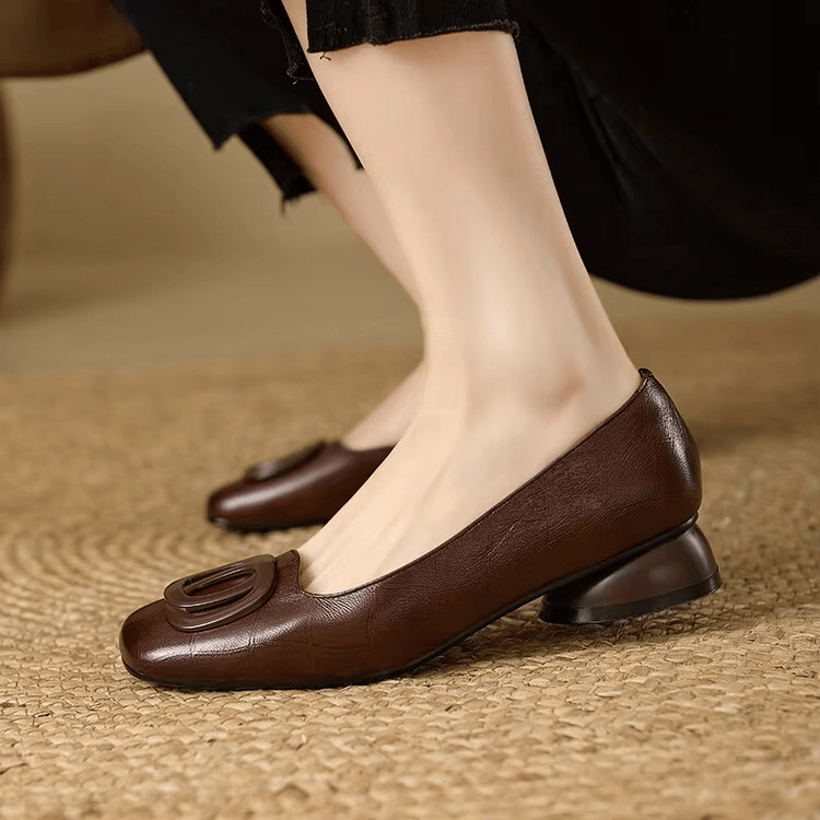 The Cannes Leather Flats