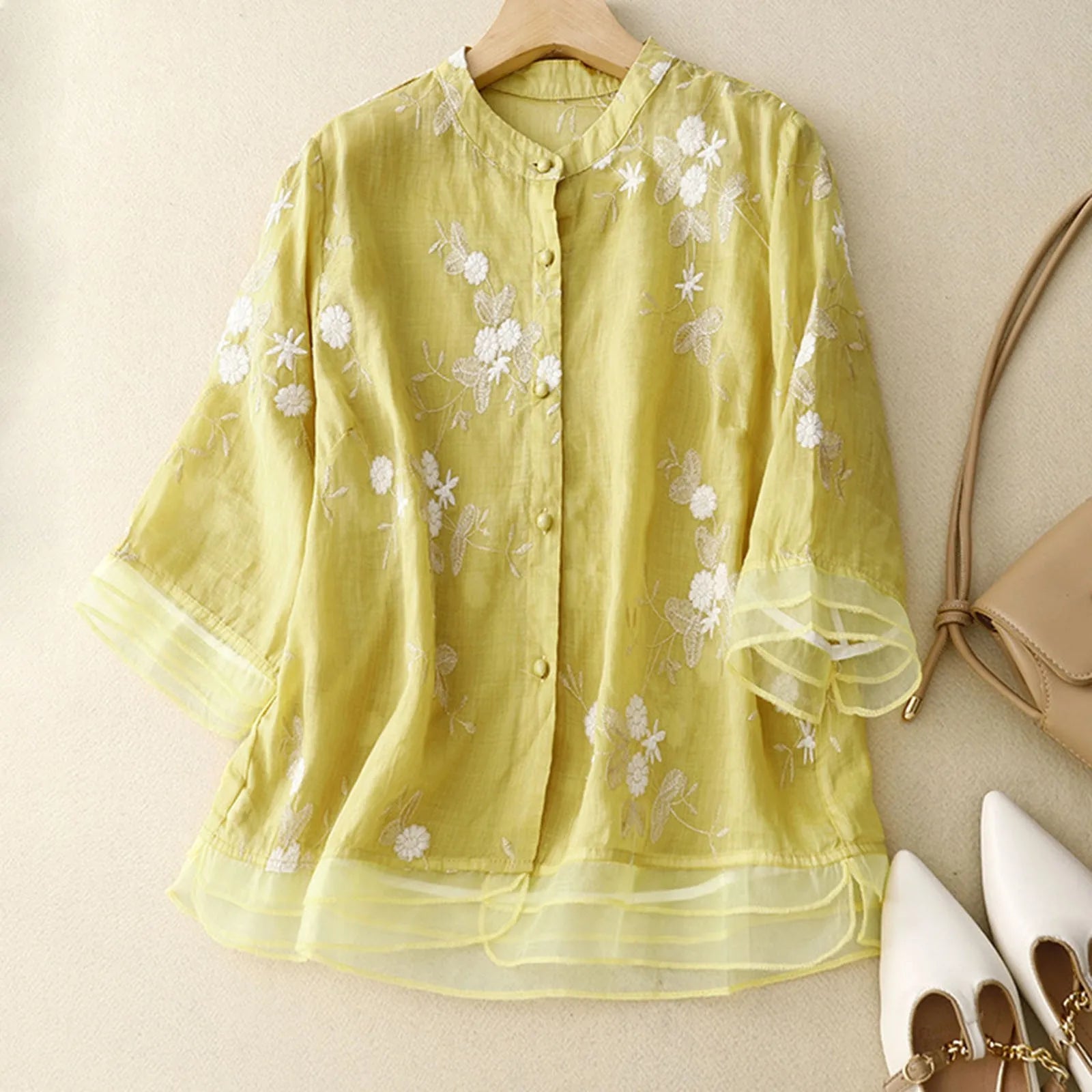Soleil Linen Blouse