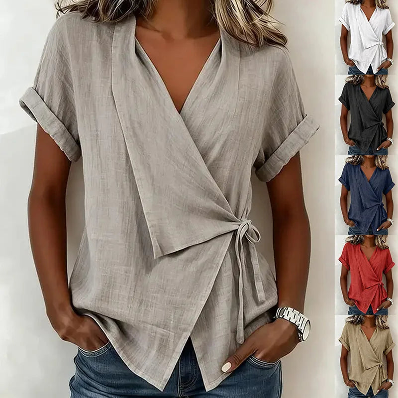 Olivia Linen Blouse