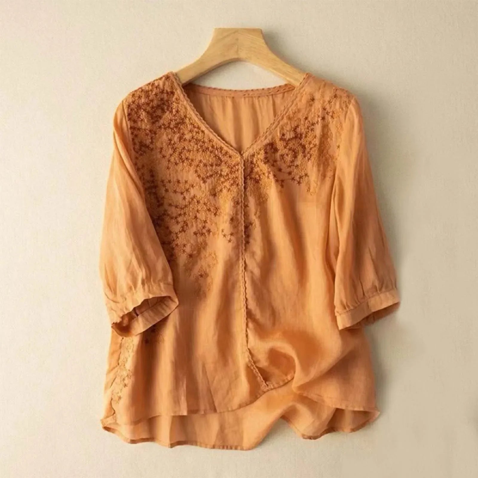 Provence Linen Blouse