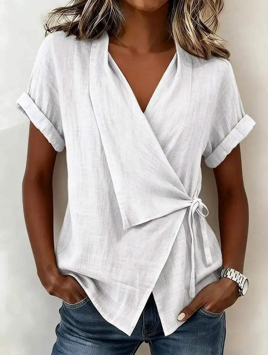 Olivia Linen Blouse