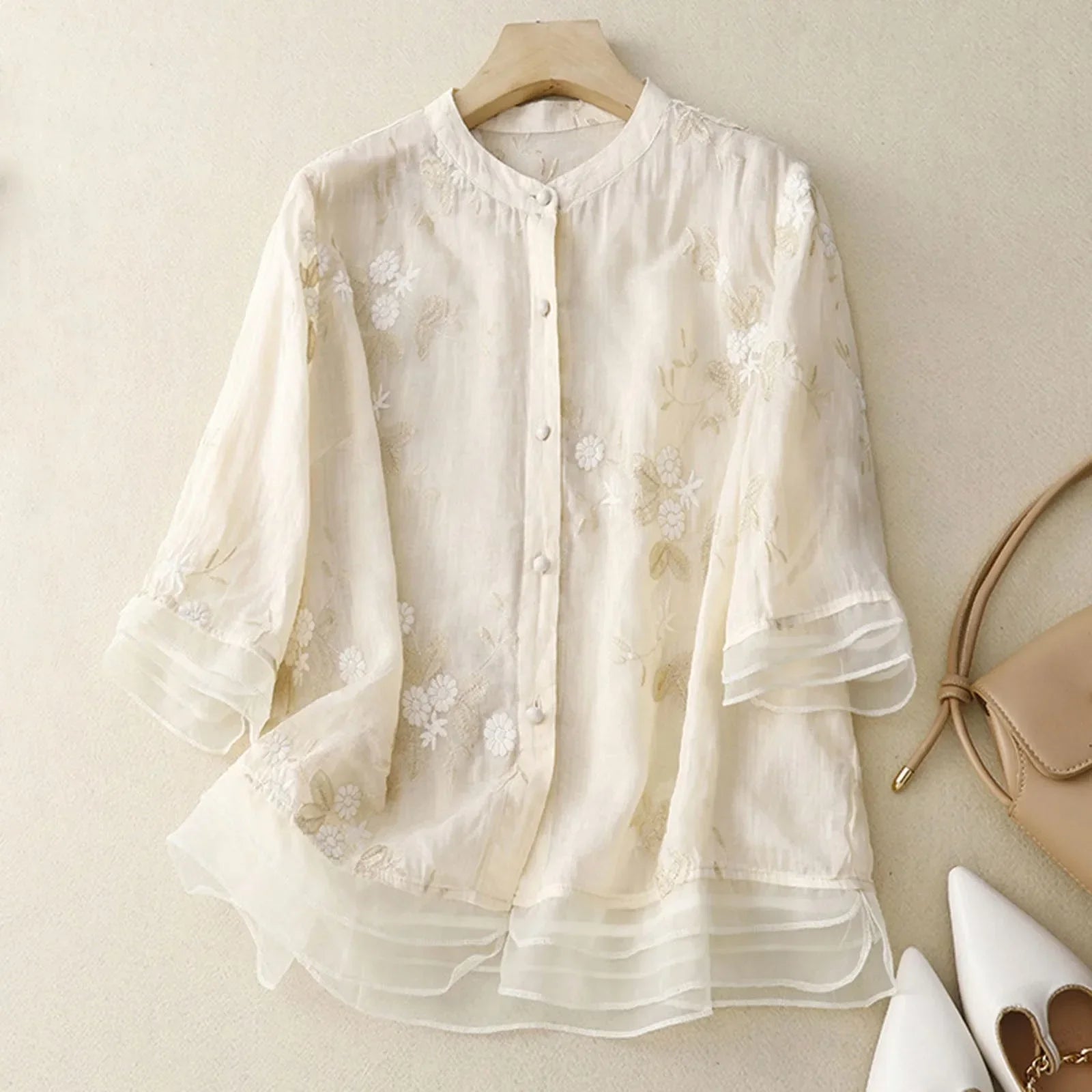 Soleil Linen Blouse