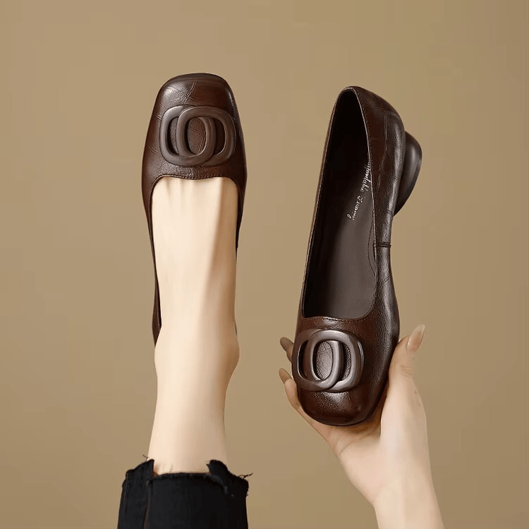 The Cannes Leather Flats