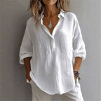 Lavande Linen Blouse