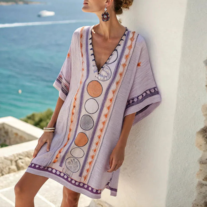 Esmee - Elegant and Comfortable Beach Dress for an Effortless Style