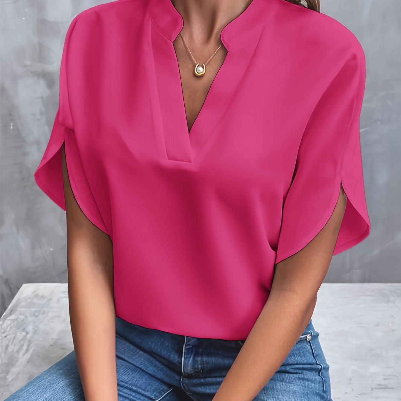 The Draped Blouse