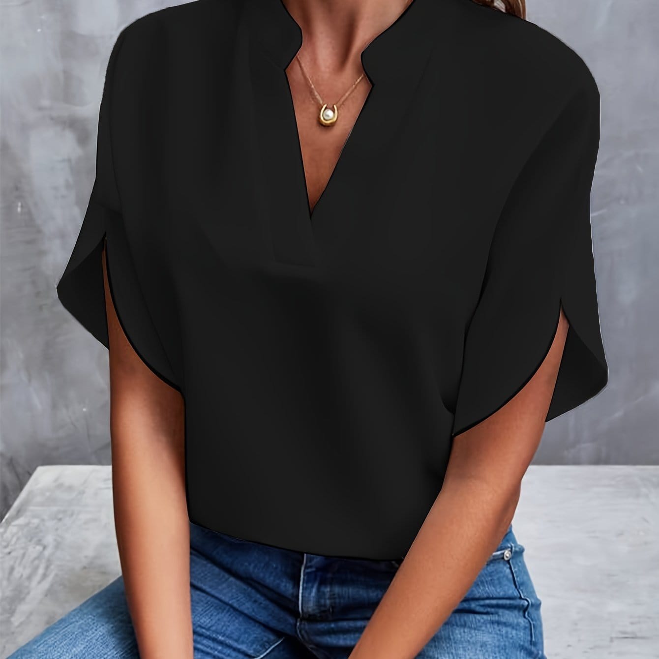 The Draped Blouse