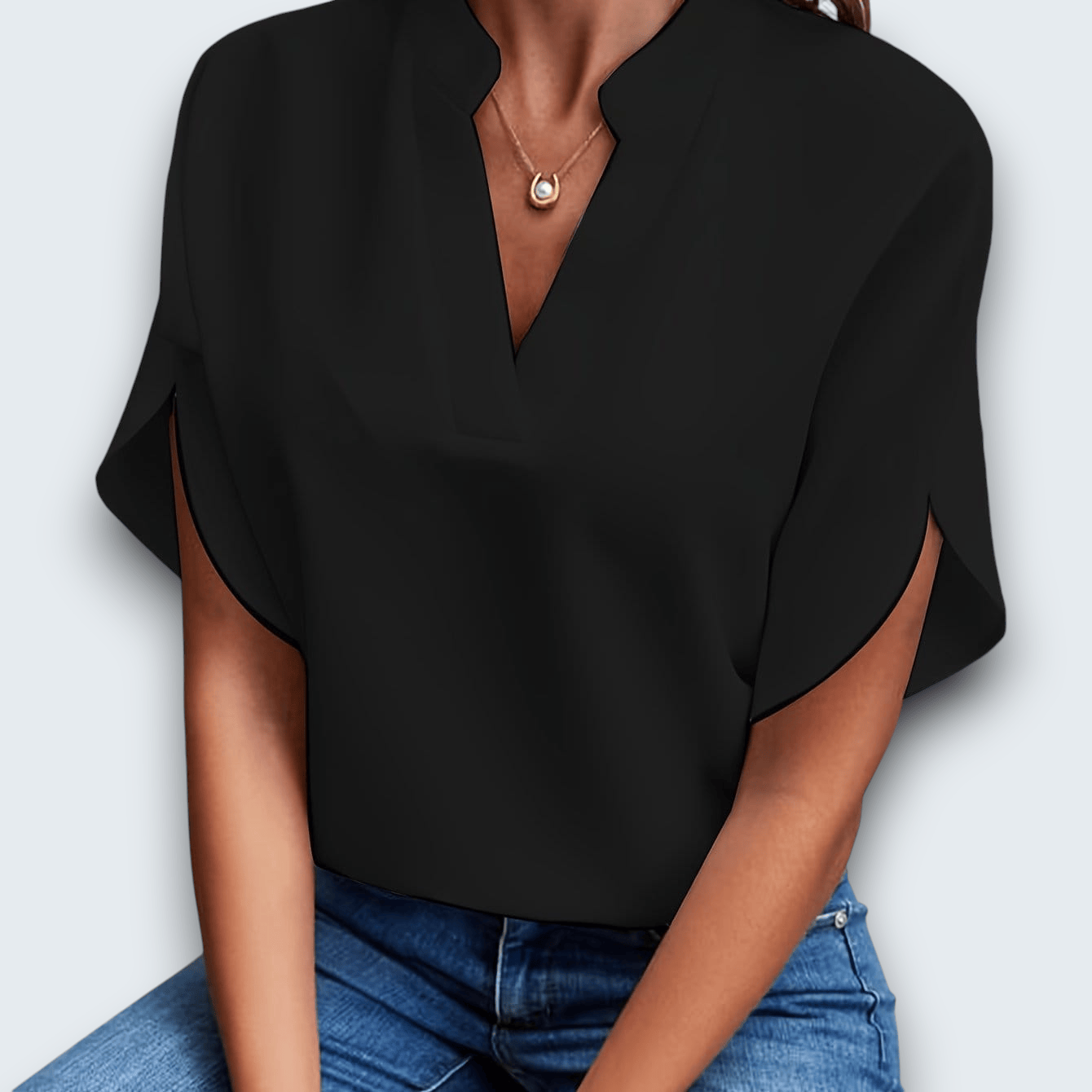 The Draped Blouse