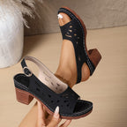 Brisa Orthopedic Leather Sandal