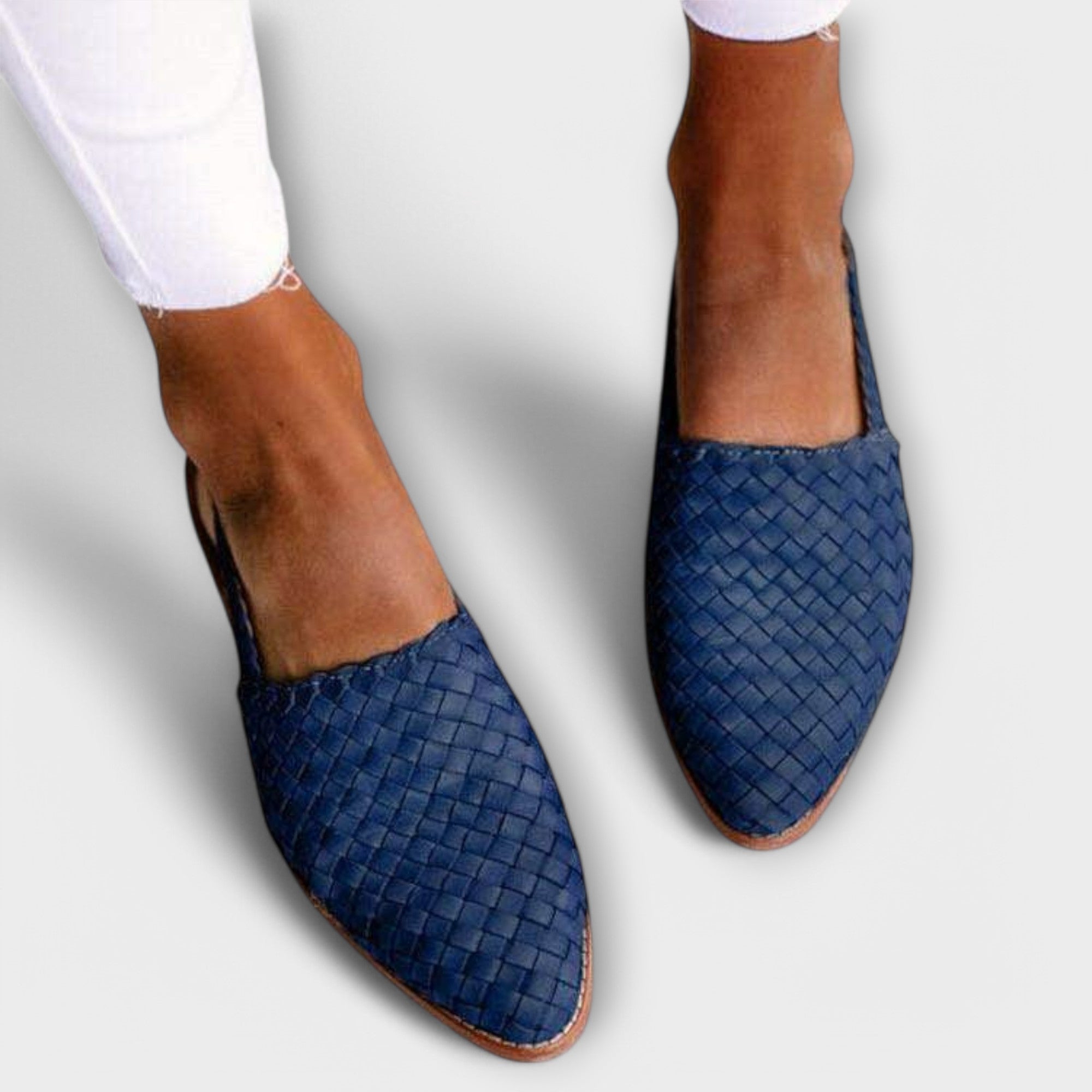 Lila Woven Leather Loafer