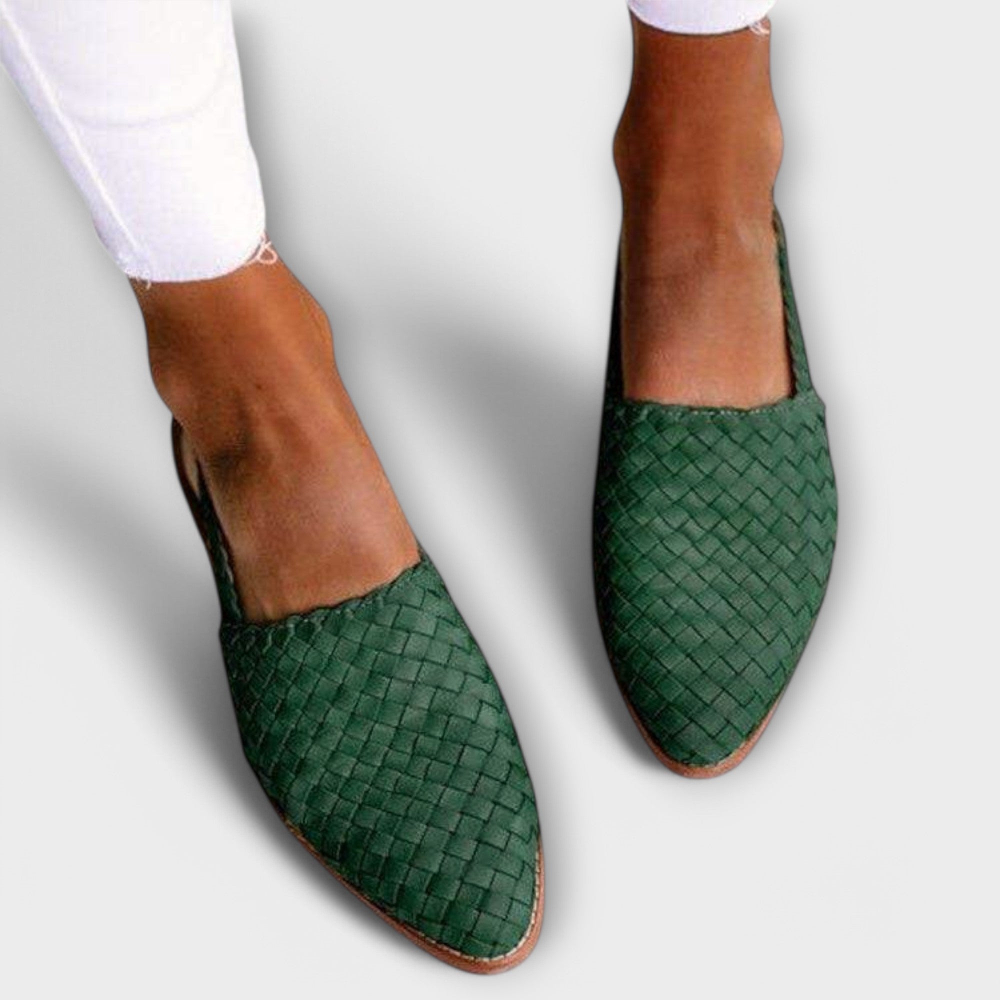 Lila Woven Leather Loafer