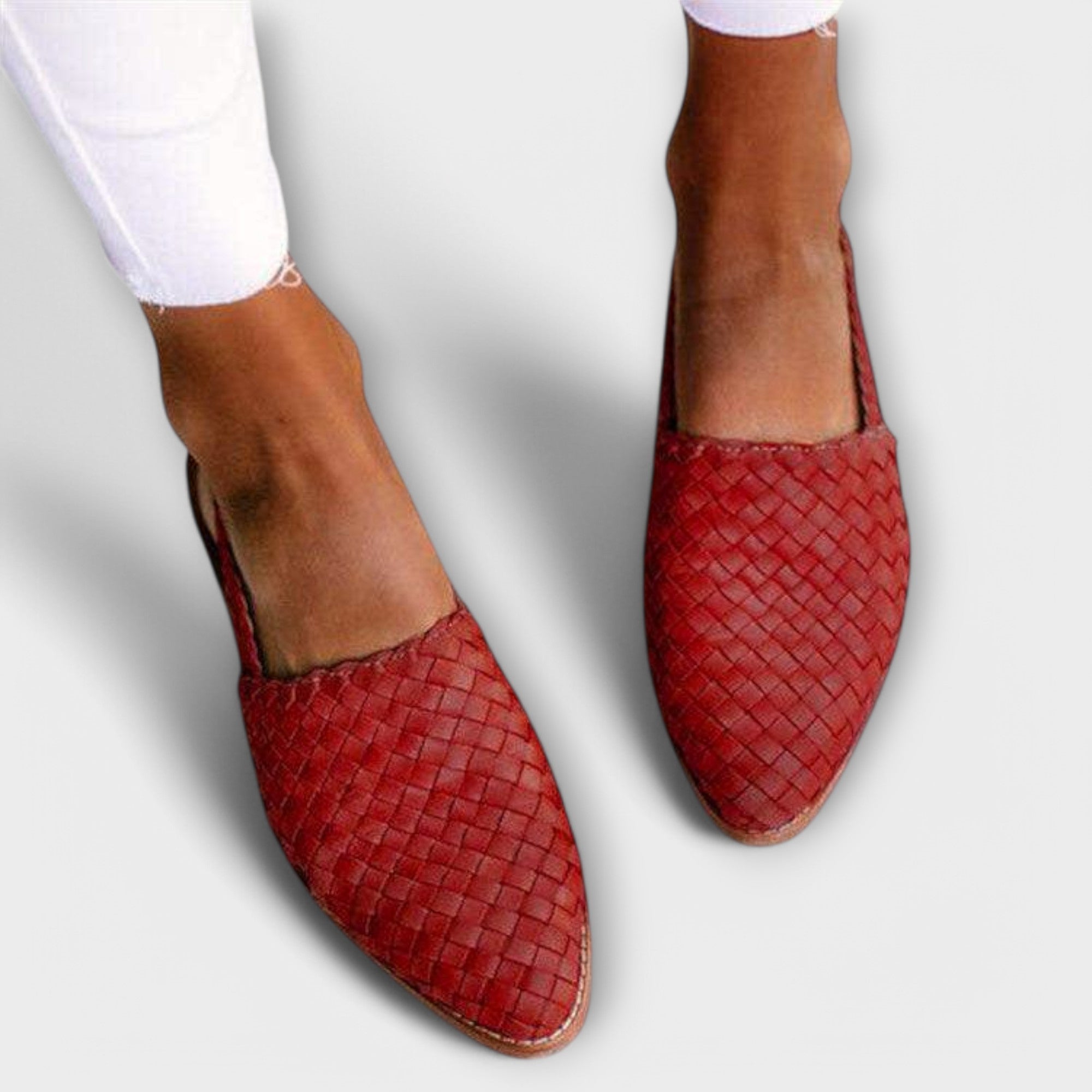 Lila Woven Leather Loafer