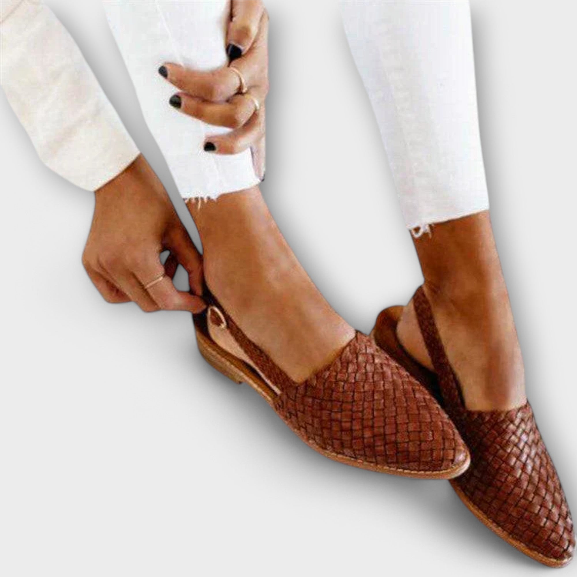 Lila Woven Leather Loafer