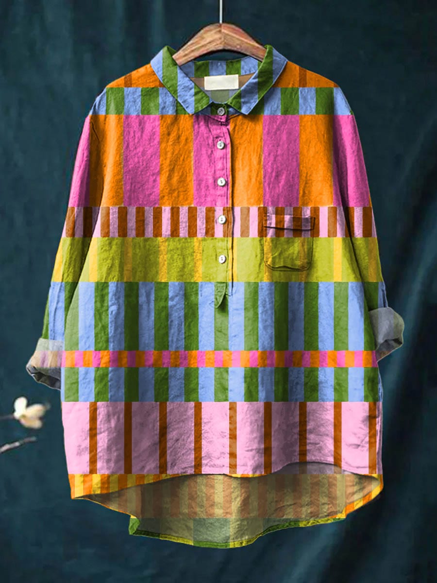 Margot Artist Print Blouse