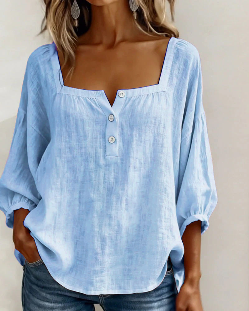 Isla Linen Blouse