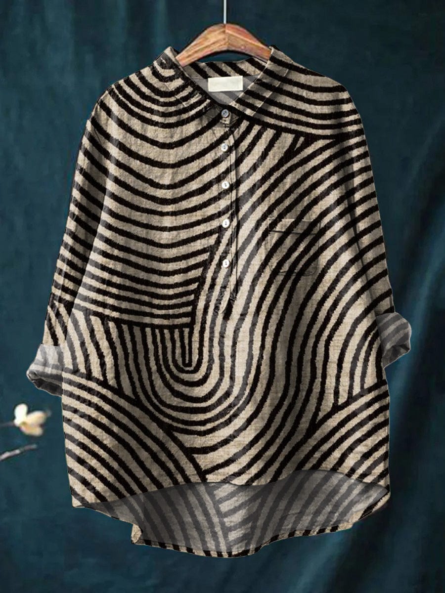 Margot Artist Print Blouse