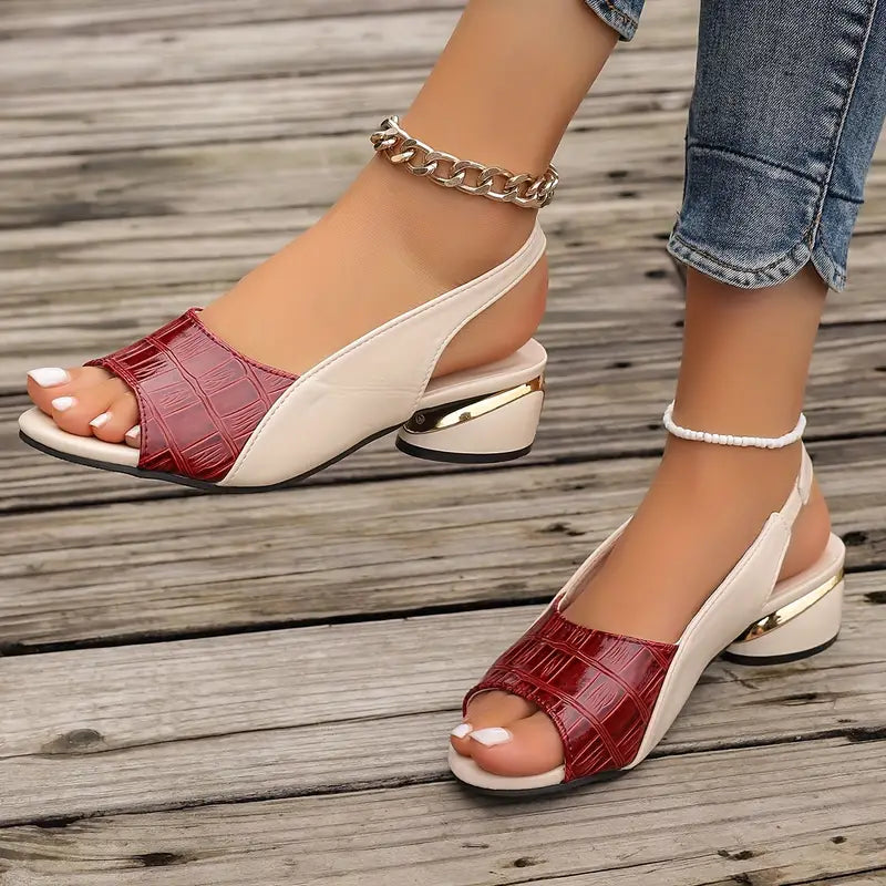 Camille Block-Heel Sandal