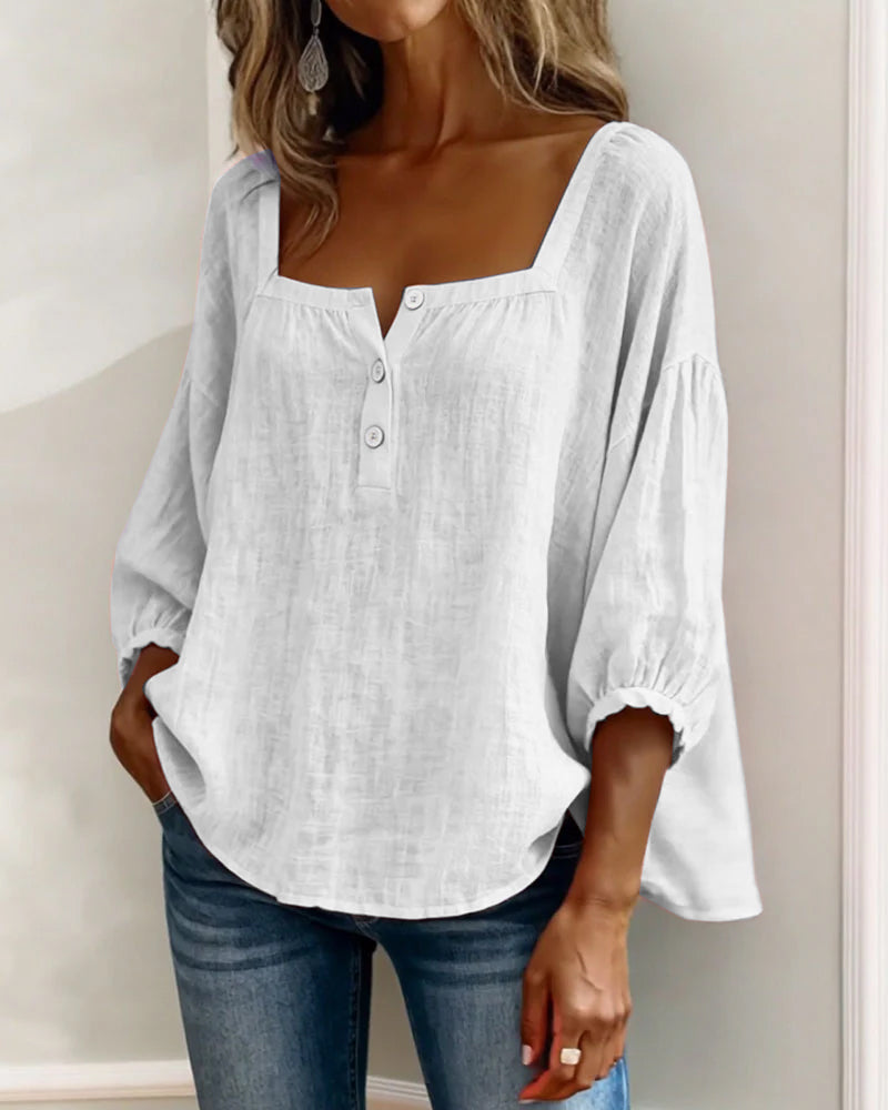 Isla Linen Blouse