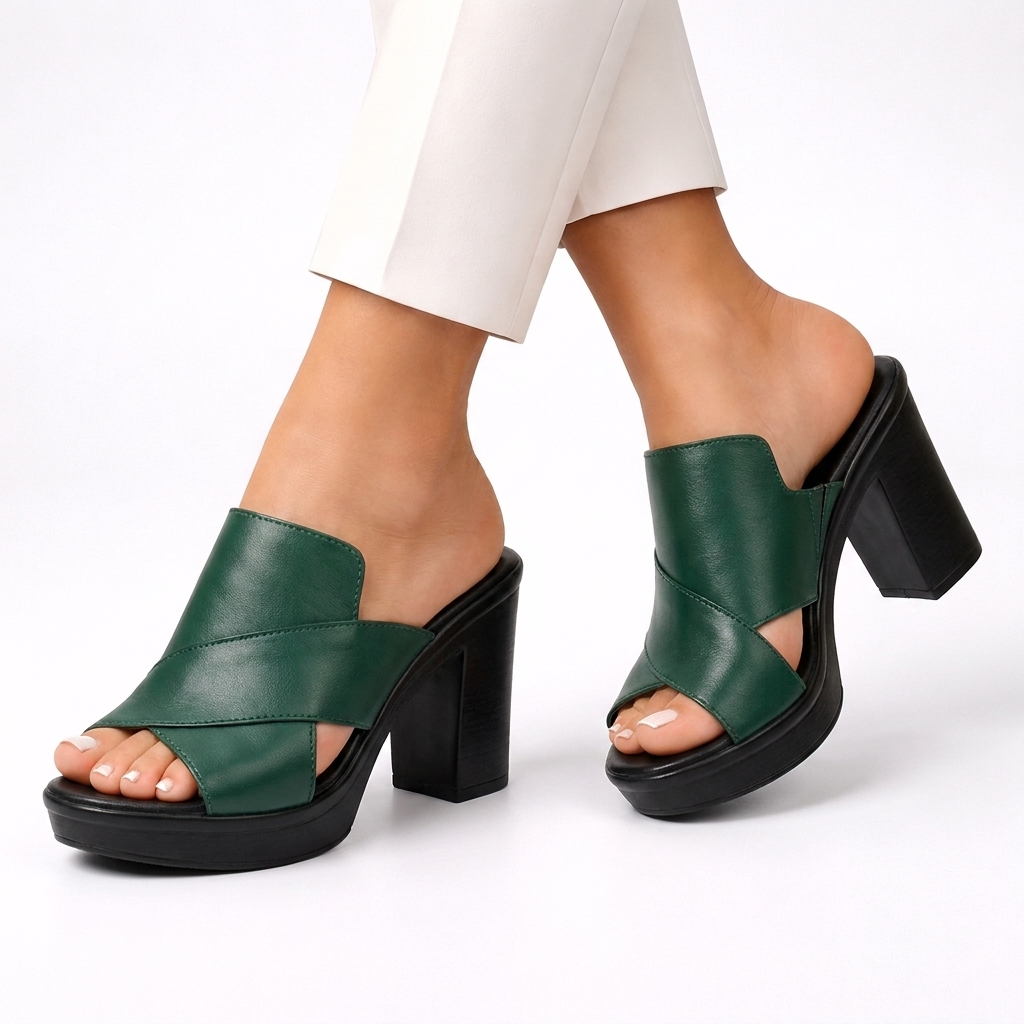 Capri Leather Mule