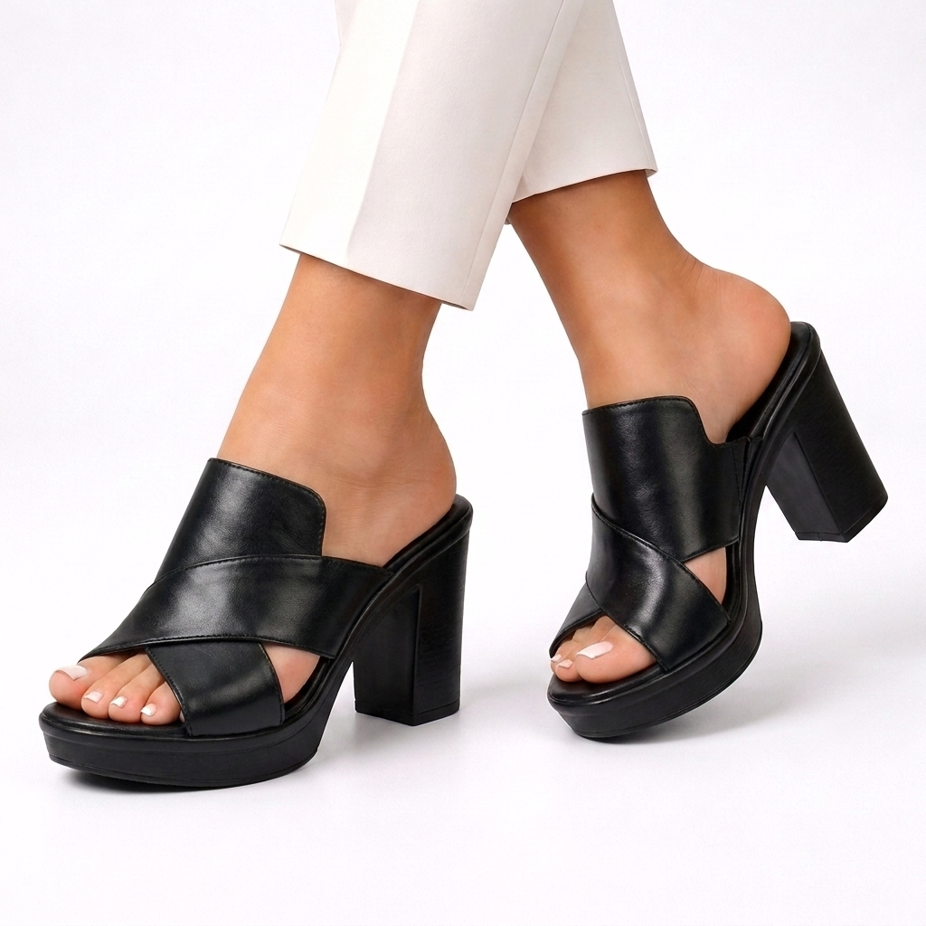 Capri Leather Mule