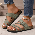 Toscana Cork Braided Sandal