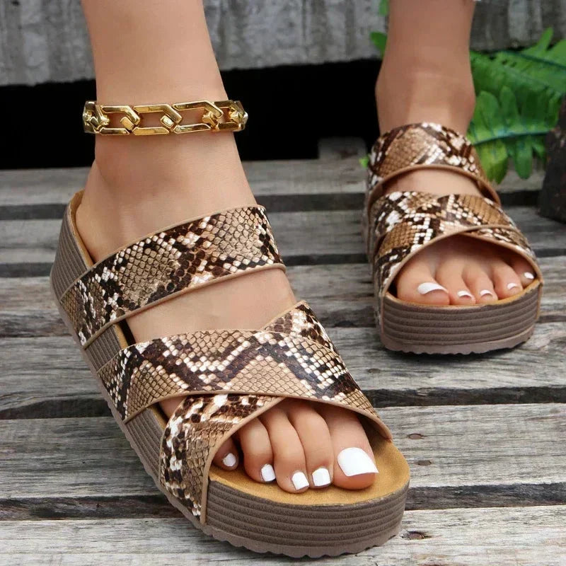 Riviera Woven Leather Sandal